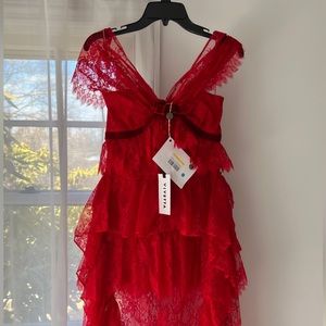 Designer Vivetta red dress